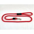 Soft Lines Dog Snap Leash 0.5 In. Diameter By 6 Ft. - Red SO456417